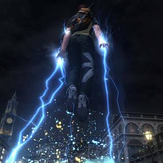 Lightning man wallpaper