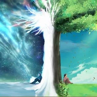 Attack On Titan tree wallpaper