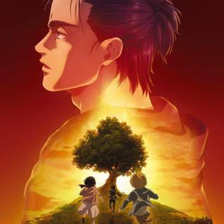 Attack On Titan tree wallpaper