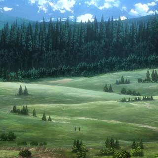 Attack On Titan tree wallpaper