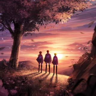 Attack On Titan tree wallpaper