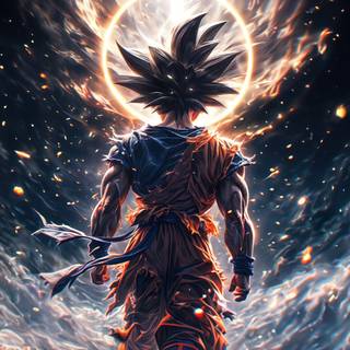 Goku sign wallpaper