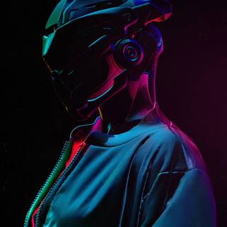 Cyborg 4k phone wallpaper