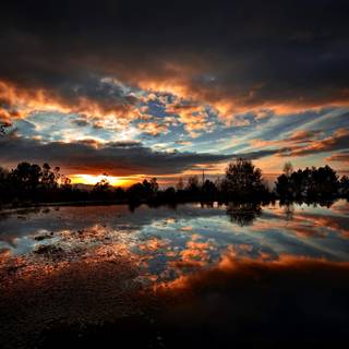 4k black landscape wallpaper