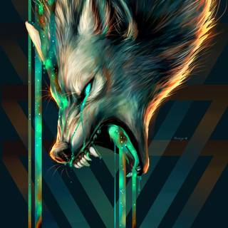 Wolf 4k mobile wallpaper