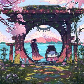 Japan pixel 4k wallpaper