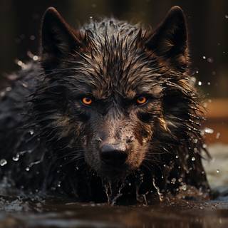 Wolf laptop wallpaper