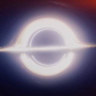 iPhone black hole wallpaper