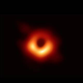 iPhone black hole wallpaper