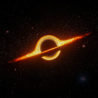 iPhone black hole wallpaper