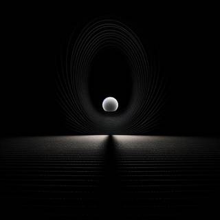 iPhone black hole wallpaper