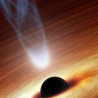 iPhone black hole wallpaper