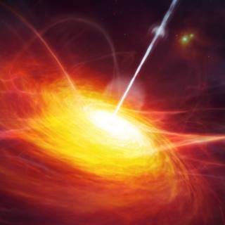 iPhone black hole wallpaper