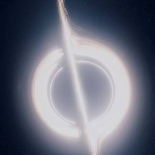 iPhone black hole wallpaper