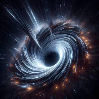 iPhone black hole wallpaper