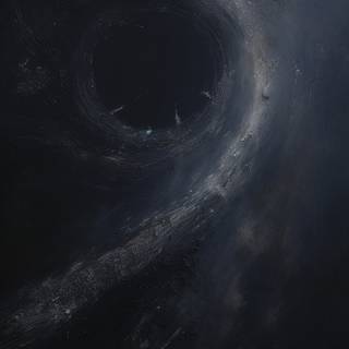 iPhone black hole wallpaper
