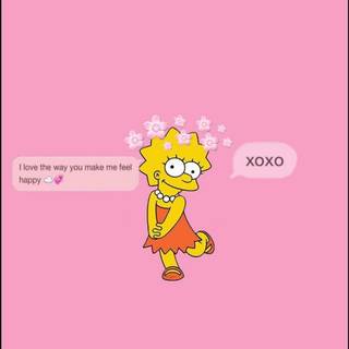 Aesthetic cartoon phone wallpaper