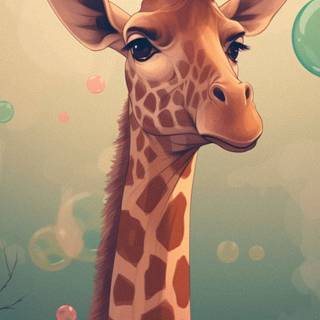 Aesthetic cartoon phone wallpaper