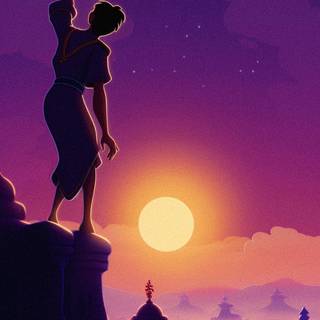 Aesthetic cartoon phone wallpaper