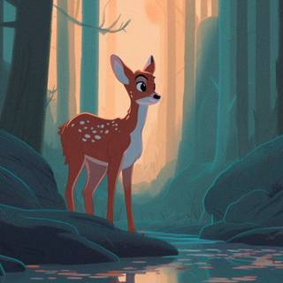 Aesthetic cartoon phone wallpaper