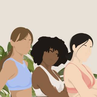 Aesthetic cartoon phone wallpaper