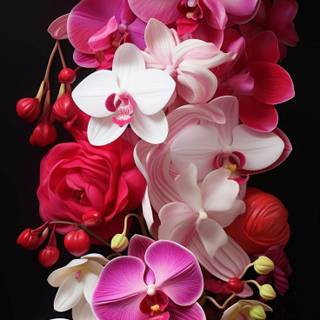 Orchid phone wallpaper