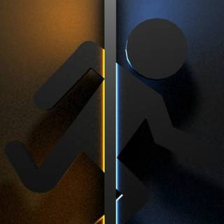 Portal 2 iPhone wallpaper