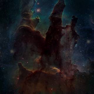Pillars of Creation iPhone wallpaper