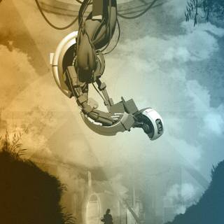 Portal 2 iPhone wallpaper