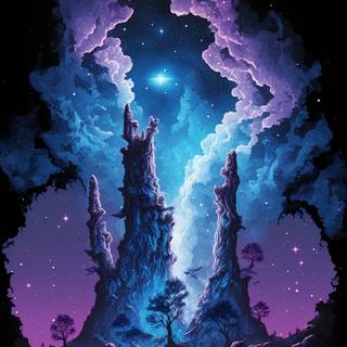Pillars of Creation iPhone wallpaper