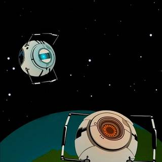 Portal 2 iPhone wallpaper