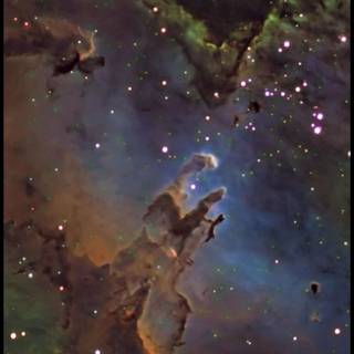 Pillars of Creation iPhone wallpaper