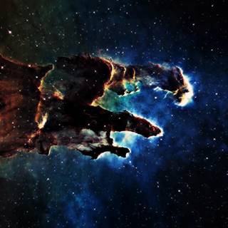Pillars of Creation iPhone wallpaper