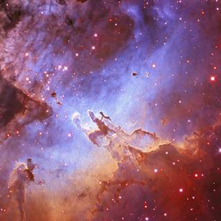 Pillars of Creation iPhone wallpaper