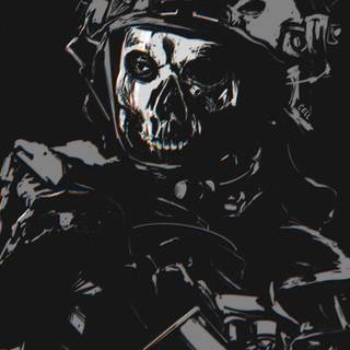Ghost MW2 iPhone wallpaper