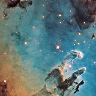 Pillars of Creation iPhone wallpaper