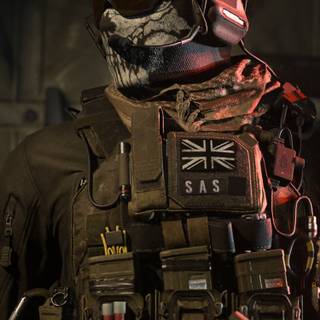 Ghost MW2 iPhone wallpaper