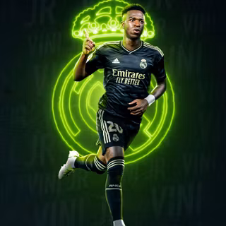 Vini Jr phone wallpaper