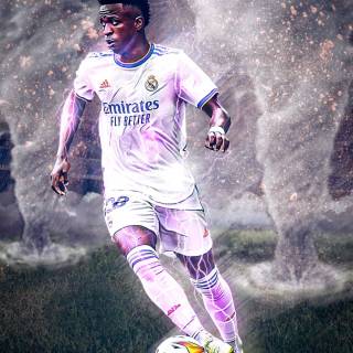 Vini Jr phone wallpaper