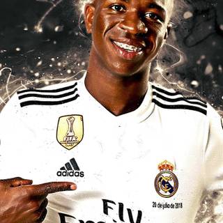 Vini Jr phone wallpaper