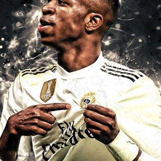 Vini Jr phone wallpaper