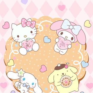Cinnamoroll and My Melody wallpaper