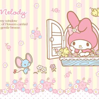 Cinnamoroll and My Melody wallpaper