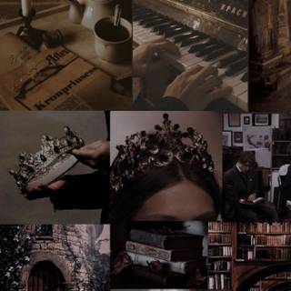 Dark royal wallpaper