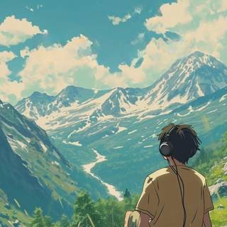 Lofi clouds wallpaper