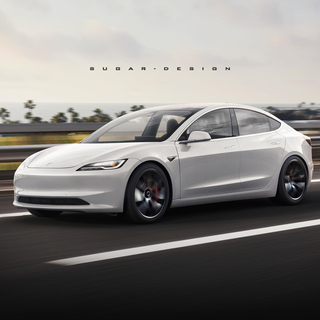 Tesla model 3 highland wallpaper