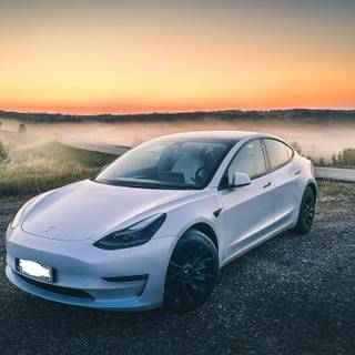Tesla model 3 highland wallpaper