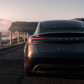 Tesla model 3 highland wallpaper
