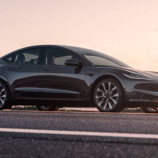 Tesla model 3 highland wallpaper