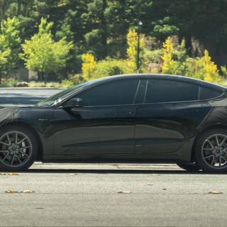 Tesla model 3 highland wallpaper